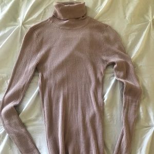 Express ribbed turtleneck